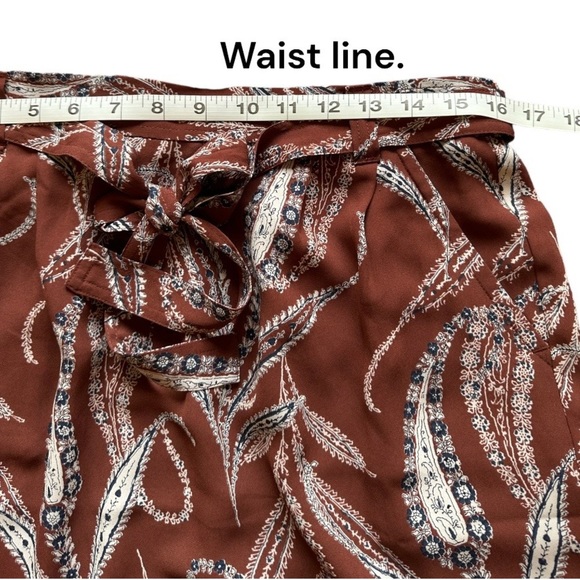 Pre-owned Loft retro brown and tan mini skirt - Picture 5 of 6